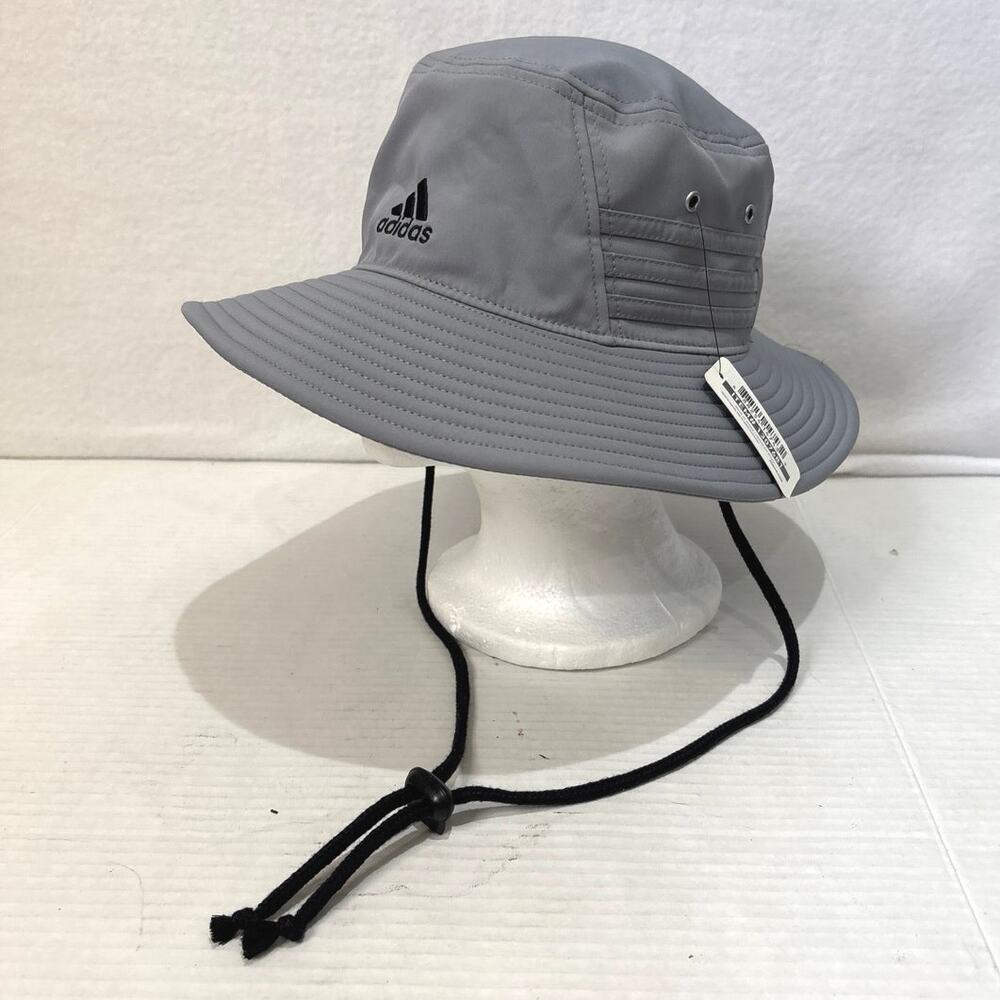 ADIDAS AEROREADY Bucket Boonie Hat Sun Cap Grey Adult Size OSFM New With Tags